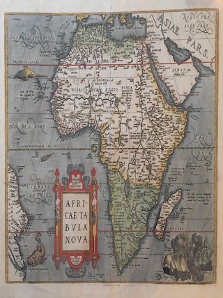Item #6BD0011 Africae Tabula Nova. Abraham Ortelius