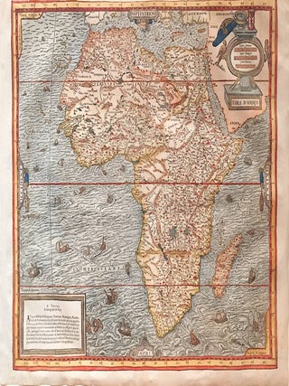 Item #6BD0025 Table d'Afrique. André Thevet