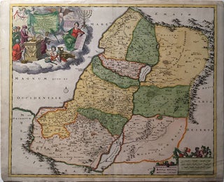 Item #6BD0040 Iudaea Sive Terra Sancta Quae Israelitarum In Suas Duodecim Tribus Destincta...