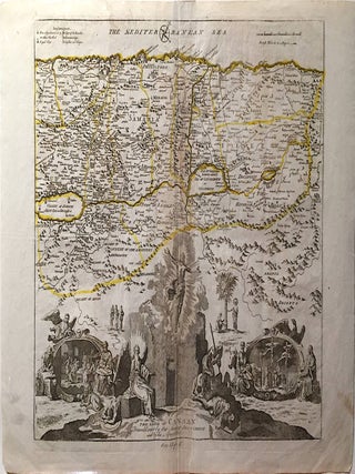 Item #6BD0045 The Land of Canaan Travel’d over by Our Saviour Jesus Christ and by His Apostles....