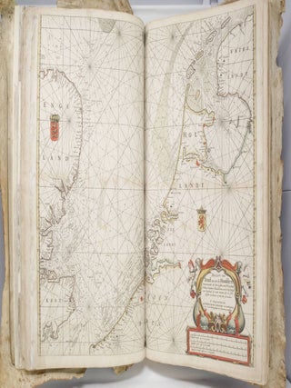 [De Zee-Atlas ofte Water-Waereld, vertoonende alle de Zee-Kusten van het bekende deel des Aerd-Bodems.]