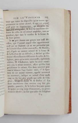 Observations sur La Virginie, traduites de l'Anglois