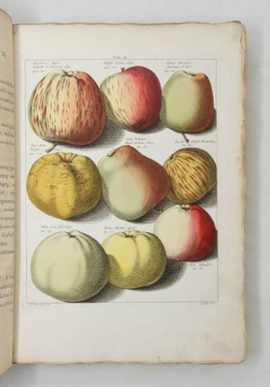 Pomologia, dat is Beschryvingen en Afbeeldingen van de beste sorten van Appels en Peeren... WITH Fructologia, of Beschryving derVrugtbomen en Vrugten... WITH Dendrologia, or Beschryving der Plantagie-Gewassen...