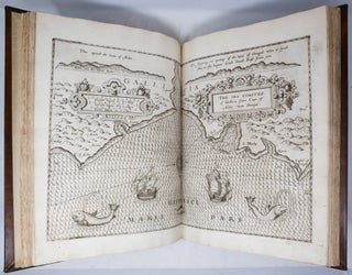The Mariners Mirrour Wherein may playnly be seen the courses, heights, distance, depths, soundings, flouds and ebs, risings of lands, rocks, sands and shoalds, with the marks for th’entrings of the Harbouroughs, Havens and Ports of the greatest part of Europe: their several traficks and commodities: Together w.ththe Rules and instrumēts of Navigation. First made & set fourth in divers exact Sea Charts, by that famous Navigator Luke Wagenar of Enchuisen and Now fitted with necessarie additions for the use of Englishmen by Anthony Ashley. Heerin also may be understood the exploits lately atchived by the right Honorable the L. Admiral of Englãd with her Ma.ties Navie and some former services don by that worthy Knight S.r Fra: Drake. — The Second part of the Mariners Mirrour conteining in divers perfect plots & sea charts boeth the Northern and Eastern navigation: viz. From the Streights between Dover and Callis, the coastes of England, Scotland, Norway, Emden, Yutland & with all the sounds of Denmark & the Baltick sea into Wiburgh and the Narue With their particular descriptions trafiks and commodities