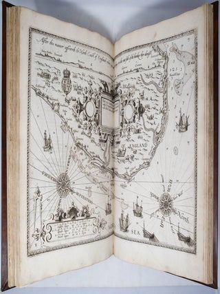 The Mariners Mirrour Wherein may playnly be seen the courses, heights, distance, depths, soundings, flouds and ebs, risings of lands, rocks, sands and shoalds, with the marks for th&rsquo;entrings of the Harbouroughs, Havens and Ports of the greatest part of Europe: their several traficks and commodities: Together w.ththe Rules and instrumēts of Navigation. First made & set fourth in divers exact Sea Charts, by that famous Navigator Luke Wagenar of Enchuisen and Now fitted with necessarie additions for the use of Englishmen by Anthony Ashley. Heerin also may be understood the exploits lately atchived by the right Honorable the L. Admiral of Engl&atilde;d with her Ma.ties Navie and some former services don by that worthy Knight S.r Fra: Drake. &mdash; The Second part of the Mariners Mirrour conteining in divers perfect plots & sea charts boeth the Northern and Eastern navigation: viz. From the Streights between Dover and Callis, the coastes of England, Scotland, Norway, Emden, Yutland & with all the sounds of Denmark & the Baltick sea into Wiburgh and the Narue With their particular descriptions trafiks and commodities