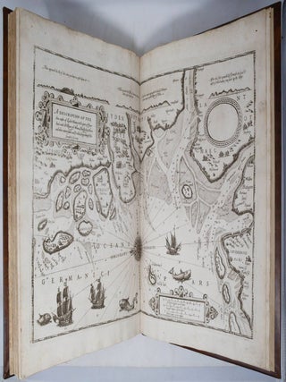 The Mariners Mirrour Wherein may playnly be seen the courses, heights, distance, depths, soundings, flouds and ebs, risings of lands, rocks, sands and shoalds, with the marks for th&rsquo;entrings of the Harbouroughs, Havens and Ports of the greatest part of Europe: their several traficks and commodities: Together w.ththe Rules and instrumēts of Navigation. First made & set fourth in divers exact Sea Charts, by that famous Navigator Luke Wagenar of Enchuisen and Now fitted with necessarie additions for the use of Englishmen by Anthony Ashley. Heerin also may be understood the exploits lately atchived by the right Honorable the L. Admiral of Engl&atilde;d with her Ma.ties Navie and some former services don by that worthy Knight S.r Fra: Drake. &mdash; The Second part of the Mariners Mirrour conteining in divers perfect plots & sea charts boeth the Northern and Eastern navigation: viz. From the Streights between Dover and Callis, the coastes of England, Scotland, Norway, Emden, Yutland & with all the sounds of Denmark & the Baltick sea into Wiburgh and the Narue With their particular descriptions trafiks and commodities