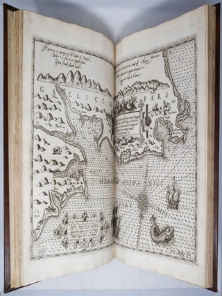 The Mariners Mirrour Wherein may playnly be seen the courses, heights, distance, depths, soundings, flouds and ebs, risings of lands, rocks, sands and shoalds, with the marks for th&rsquo;entrings of the Harbouroughs, Havens and Ports of the greatest part of Europe: their several traficks and commodities: Together w.ththe Rules and instrumēts of Navigation. First made & set fourth in divers exact Sea Charts, by that famous Navigator Luke Wagenar of Enchuisen and Now fitted with necessarie additions for the use of Englishmen by Anthony Ashley. Heerin also may be understood the exploits lately atchived by the right Honorable the L. Admiral of Engl&atilde;d with her Ma.ties Navie and some former services don by that worthy Knight S.r Fra: Drake. &mdash; The Second part of the Mariners Mirrour conteining in divers perfect plots & sea charts boeth the Northern and Eastern navigation: viz. From the Streights between Dover and Callis, the coastes of England, Scotland, Norway, Emden, Yutland & with all the sounds of Denmark & the Baltick sea into Wiburgh and the Narue With their particular descriptions trafiks and commodities