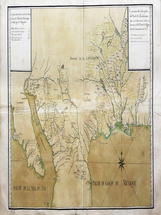 Item #6JLR0158 Carte nouvelle de la partie de l&rsquo;Ouest de la Lo&uuml;isianne faitte sur les...
