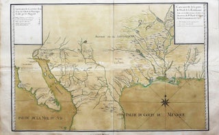 Item #6JLR0158 Carte nouvelle de la partie de l’Ouest de la Loüisianne faitte sur les...