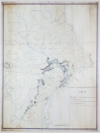 Item #6JLR0160 A Plan of the Progres of the Royal Army from their Landing at Elk Ferry to...
