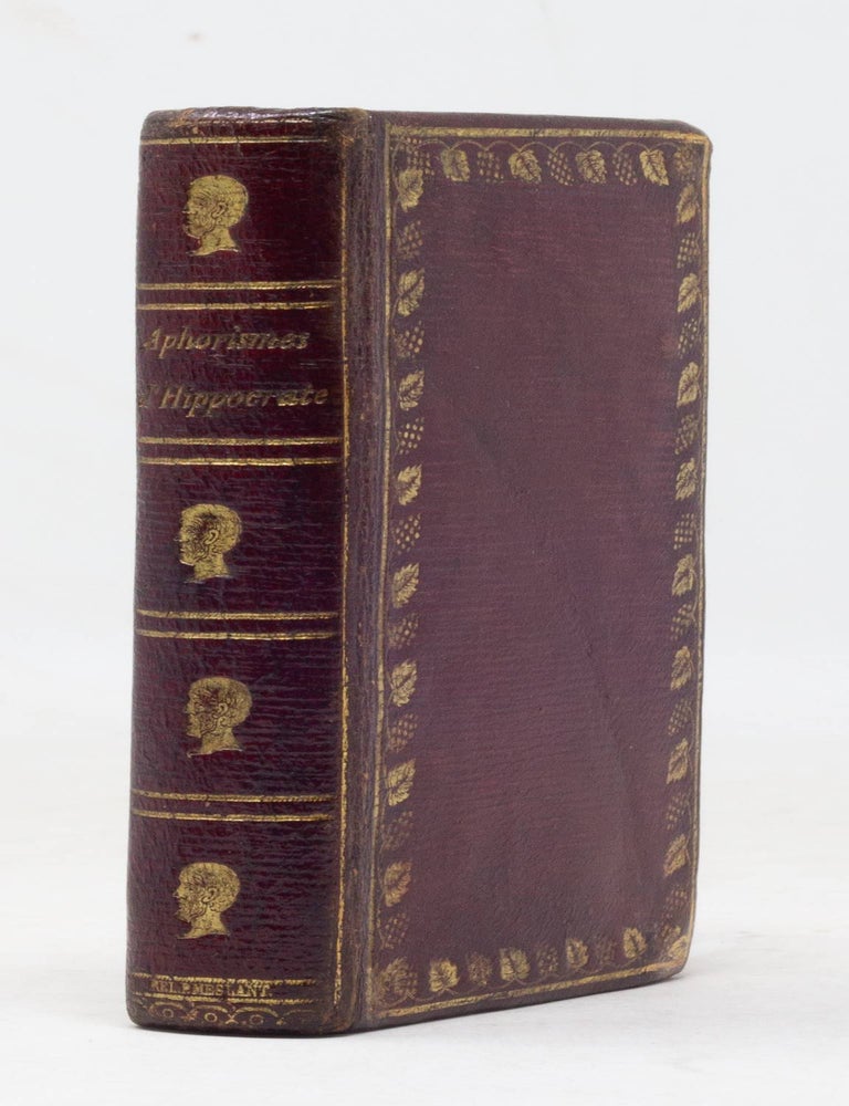 Item #6JLR0170 Aphorismes d'Hippocrate, Latin-Fran&ccedil;ais, traduction nouvelle, par. E. Pariset, Docteur - M&eacute;decin de la Facult&eacute; de Paris. . trans. &Eacute;tienne Pariset Hippocrates.
