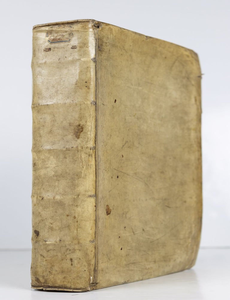 Item #GRM0019 Petri Andre&aelig; Matthioli senensis Serenissimi Principis Ferdinandi Archiducis Austri&aelig; &c. Medici, commentarii secvndo avcti, in libros sex Pedacii Dioscoridis anazarbei de medica materia. Adiectis quamplurimis plantarum, & animalium imaginibus, qu&aelig; in priore editione non habentur, eodem auctore. His accessit eivsdem apologia adversvs Amathum Lusitanum: quin & Censura in eiusdem enarrationes. Cum Pont. Max. Caes. Maiestatis, Christianiss. Galliarum Regis, ac Illustriss. Senatus Veneti Gratia, & Priuilegio. Pietro Andrea Mattioli.