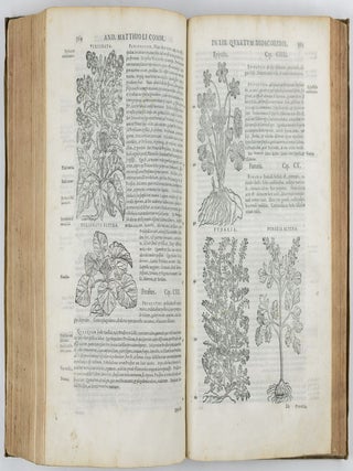 Petri Andre&aelig; Matthioli senensis Serenissimi Principis Ferdinandi Archiducis Austri&aelig; &c. Medici, commentarii secvndo avcti, in libros sex Pedacii Dioscoridis anazarbei de medica materia. Adiectis quamplurimis plantarum, & animalium imaginibus, qu&aelig; in priore editione non habentur, eodem auctore. His accessit eivsdem apologia adversvs Amathum Lusitanum: quin & Censura in eiusdem enarrationes. Cum Pont. Max. Caes. Maiestatis, Christianiss. Galliarum Regis, ac Illustriss. Senatus Veneti Gratia, & Priuilegio