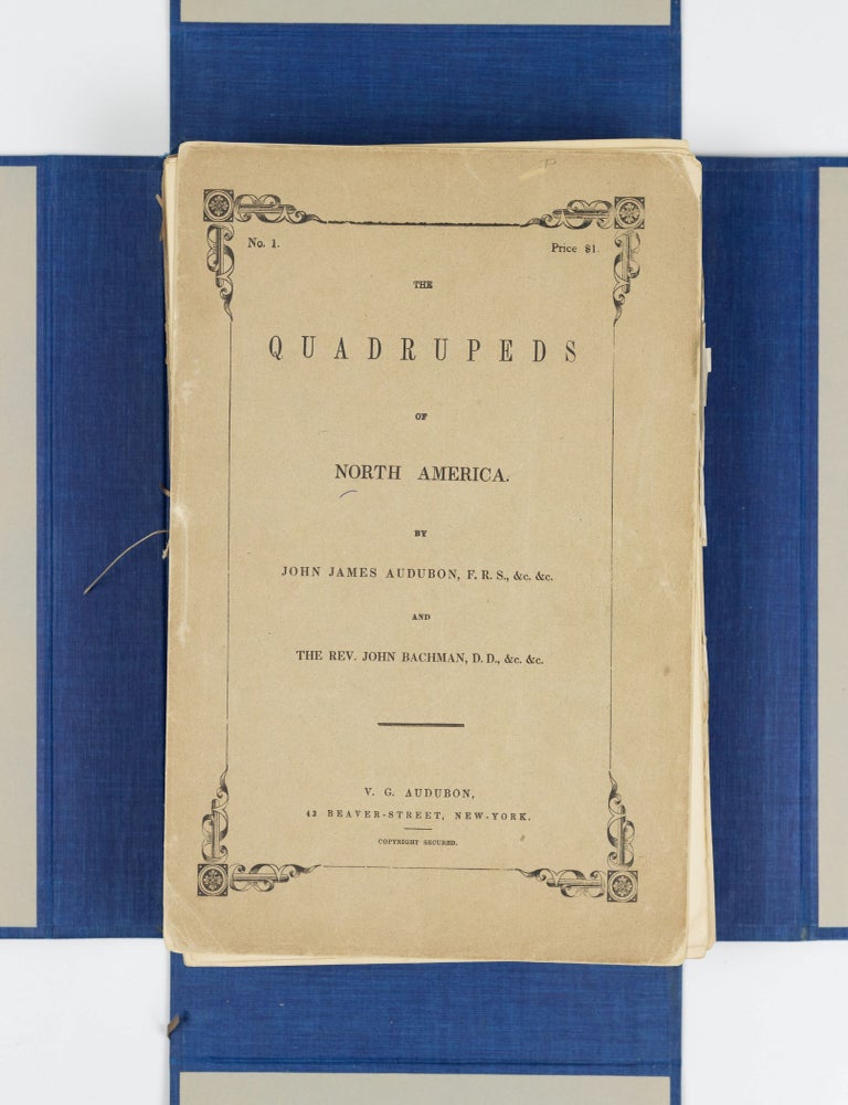 Item #GRM0032 The quadrupeds of North America by John James Audubon, F.R.S., &c. &c. and the Rev. John Bachman, D.D., &c. &c. John James Audubon, Rev. John Bachman.