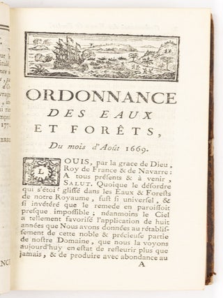 Commentaire sur l&rsquo;ordonnance des eaux et for&eacute;ts, Du mois d&rsquo;Ao&ucirc;t 1669.