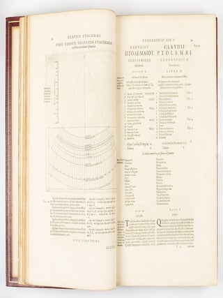 Theatri geographiae veteris Tomus prior in quo Cl. Ptol. Alexandrini Geographi&aelig; libri VIII Gr&aelig;c&eacute; et Latin&eacute; Gr&aelig;ca ad codices Palatinos collata aucta et emendata sunt Latina infinitis locis corecta opera P. Bertii Christiani&szlig;imi Galliarum Regis Cosmographi