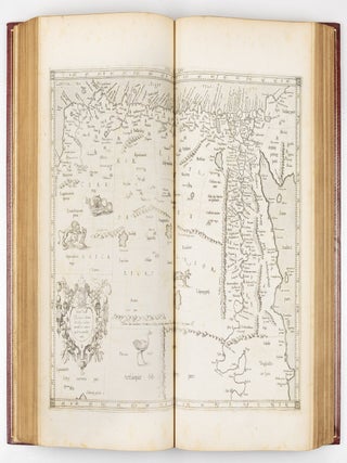 Theatri geographiae veteris Tomus prior in quo Cl. Ptol. Alexandrini Geographi&aelig; libri VIII Gr&aelig;c&eacute; et Latin&eacute; Gr&aelig;ca ad codices Palatinos collata aucta et emendata sunt Latina infinitis locis corecta opera P. Bertii Christiani&szlig;imi Galliarum Regis Cosmographi