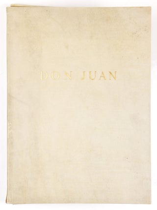 Item #GRM0063 Don Juan vierundzwanzig zeichnungen von Max Slevogt in holz geschnitten von...