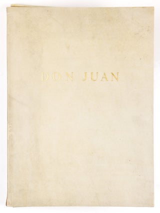Item #GRM0063 Don Juan vierundzwanzig zeichnungen von Max Slevogt in holz geschnitten von...