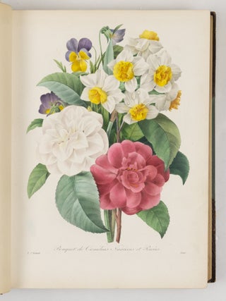 Choix des plus belles fluers et des plus beaux fruits par P.J. Redout&eacute; chevalier de la L&eacute;gion d&rsquo;Honneur, peintre et professeur d&rsquo;iconographie au Mus&eacute;e d&rsquo;Histoire Naturelle, dessinateur en titre de la classe de physique et math&eacute;matiques de l&rsquo;Institut, membre de la Soci&eacute;t&eacute; Philotechnique et des Enfans d&rsquo;Apollon, de celle d&rsquo;agriculture du d&eacute;partement de seine-et-oise, membre correspondant de la Soci&eacute;t&eacute; Royale d&rsquo;Agriculture et de botanique de la ville de Gand, associ&eacute; honoraire de la Soci&eacute;t&eacute; de Gen&egrave;ve, membre correspondant de celle dite Horticulturale de Londres, etc.