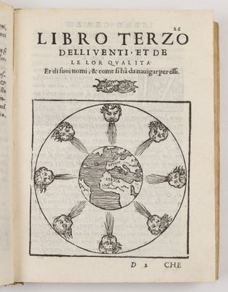 Arte del navigare dell’eccel. Dottor Pietro da Medina. Nella quale copiosamente si tratta tutto quello, che appartiene alla Nauigatione, e fua cognitione. In oltre le regole, dichiarationi, noui secreti, & auisi necessarii al nauigare. Opera vtile, non solo à Nauiganti, ma ancora à tutti quelli, che si dilettano di quest’Arte. Di nouo ampliata, & correta. Al Molto Illustre Sign. Antonio Santini Dedicata. Con privilegio.