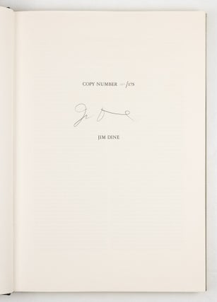 The temple of flora: Twenty-eight drypoint-engravings by Jim Dine with botanical notes compiled and poetry selected by Glenn Todd & Nancy Dine.