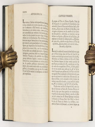 Relacion del viage hecho por las goletas Sutil y Mexicana en el a&ntilde;o de 1792 para reconocer el estrecho de fuca; con una introduccion en que se da noticia de las expediciones executadasanteriormente por los Espa&ntilde;oles en busca del paso del noroeste de la Am&eacute;rica.