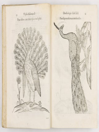 Ulyssis Aldrovandi philosophi et medici bononiensis ornithologiae tomus alter ademinentissim principem Alexandrum Perettum S.R.E. Card. Montalu Vicecancell. Et Bononi&aelig; legatum Cū indice copiosissimo variarum linguarum. Sumptibus M. Antonii Berni&aelig; Bibliopol. Bonon
