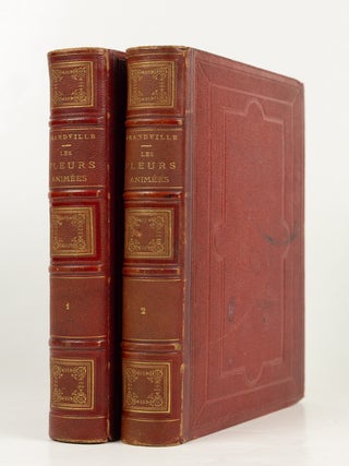 Item #GRM0095 Les fleurs anim&eacute;es par J.J. Grandville. Texte par Alph. Karr, Taxile Delord &...