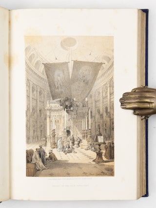The Holy Land, Syria, Idumea, Arabia, Egypt, & Nubia after lithographs by Louis Haghe from drawings made on the spot by David Roberts, R.A. with historical descriptions by the Revd George Croly, L.L.D. vol. I [vol. II, vol. 3, vol. IV, vol. V, vol. VI].