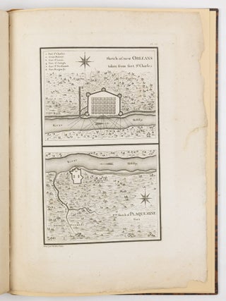 Voyage dans l&rsquo;Am&eacute;rique septentrionale, ou description des pays arros&eacute;s par le Mississipi, l&rsquo;Ohio, le Missouri et autres rivi&egrave;res affluentes; observations exactes sur le cours et les sondes de ces rivi&egrave;res; sur les villes, villages, hameaux et fermes de cette partie du nouveau-monde; suivi de remarques philosophiques, politiques, militaires et commerciales; et d&rsquo;un projet de lignes fronti&egrave;res et de limites g&eacute;n&eacute;rales. Avec un atlas de 36 cartes, plans, vues et figures. Par feu le G&eacute;n&eacute;ral Collot, Ex-Gouverneur de la Guadeloupe. Tome premier [- second]