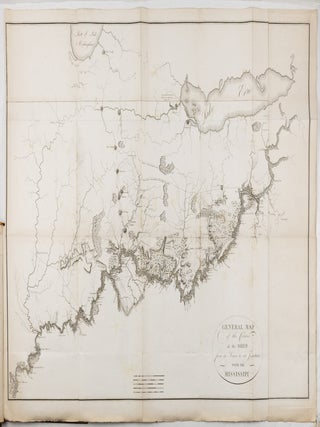 Voyage dans l&rsquo;Am&eacute;rique septentrionale, ou description des pays arros&eacute;s par le Mississipi, l&rsquo;Ohio, le Missouri et autres rivi&egrave;res affluentes; observations exactes sur le cours et les sondes de ces rivi&egrave;res; sur les villes, villages, hameaux et fermes de cette partie du nouveau-monde; suivi de remarques philosophiques, politiques, militaires et commerciales; et d&rsquo;un projet de lignes fronti&egrave;res et de limites g&eacute;n&eacute;rales. Avec un atlas de 36 cartes, plans, vues et figures. Par feu le G&eacute;n&eacute;ral Collot, Ex-Gouverneur de la Guadeloupe. Tome premier [- second]