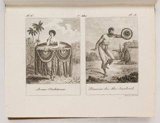 Bibliotheque portative des voyages. Tome vignt-huitième. Atlas du troisième voyage de James Cook, Contenant une carte générale des trois Voyages de Cook, et vingt-deux planches en taille-douce.