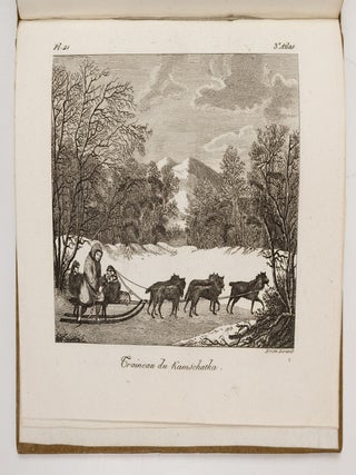 Bibliotheque portative des voyages. Tome vignt-huiti&egrave;me. Atlas du troisi&egrave;me voyage de James Cook, Contenant une carte g&eacute;n&eacute;rale des trois Voyages de Cook, et vingt-deux planches en taille-douce.