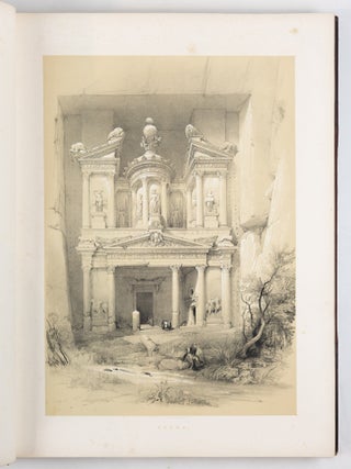 The Holy Land, Syria, Idumea, Arabia, Egypt, & Numibia. From drawings made on the spot by David Roberts, R.A. with historical descriptions by the Revd George Croly, L.L.D. Lithographed by Louis Haghe Vol I [-2, -3, -I.,-V].