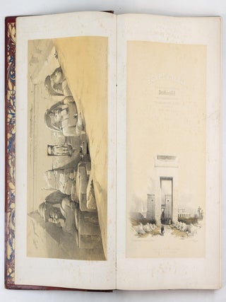 The Holy Land, Syria, Idumea, Arabia, Egypt, & Numibia. From drawings made on the spot by David Roberts, R.A. with historical descriptions by the Revd George Croly, L.L.D. Lithographed by Louis Haghe Vol I [-2, -3, -I.,-V].