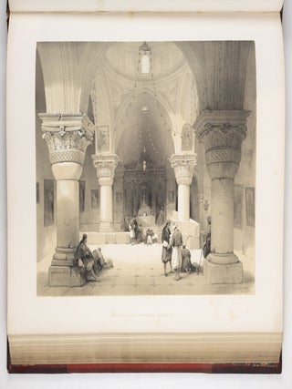The Holy Land, Syria, Idumea, Arabia, Egypt, & Numibia. From drawings made on the spot by David Roberts, R.A. with historical descriptions by the Revd George Croly, L.L.D. Lithographed by Louis Haghe Vol I [-2, -3, -I.,-V].