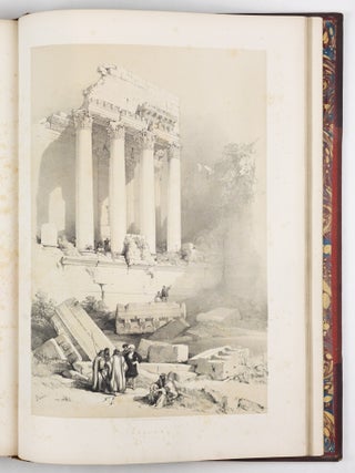 The Holy Land, Syria, Idumea, Arabia, Egypt, & Numibia. From drawings made on the spot by David Roberts, R.A. with historical descriptions by the Revd George Croly, L.L.D. Lithographed by Louis Haghe Vol I [-2, -3, -I.,-V].