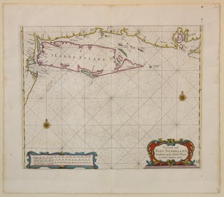 Pascaerte van Nieu Nederland Streckende vande Noordt Revier tot Hendrick Christiaens Eÿlandt
