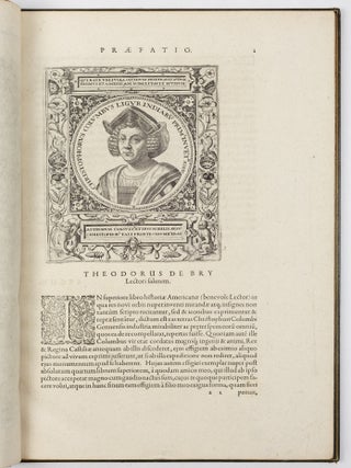 Americ&aelig; pars quinta. Nobilis & admiratione plena Hieronymi Bezoni Mediolanensis Hia: secund&aelig; sectionis Hispanorum, tum in Nigrittas seruos suos, tum in Indos crudelitatem, Gallorumq piratarū de Hispanis toties reporata spolia; Aduentū item Hispanorū in Novam Indi&aelig; continentis Hispaniam, eorumq, contra incolas eius regionis s&aelig;uitiam explicans. Addita ad singula sere Capira scholia, in quibus res Indi&aelig; luculenter exponuntur. Accessit pr&aelig;terea Tabula Chorographica Nov&aelig; Hispani&aelig; in India Occidentali.