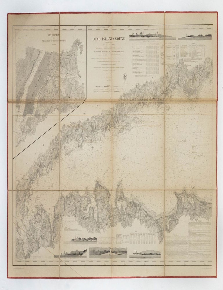 Item #JBK0001 Long Island Sound From a Trigonometrical Survey. Ferdinand Rudolph Hassler, Alexander Dallas Bache.