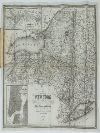 Disturnell&rsquo;s New Township Map of the State of New York, Showing All the Canals, Railroads, etc.