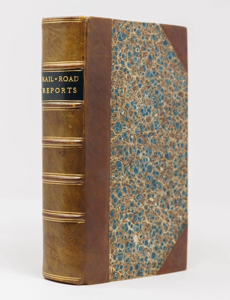 A Sammelband of 16 pamphlets relating to early railroads in Massachusetts and neighboring states. Railroads &ndash; Massachusetts.