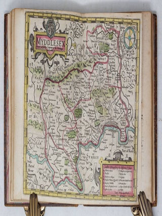 Speculum Britanniae. The first parte An historicall, & chorographicall discription of Middlesex. Wherein are also alphabeticallie set downe, the names of the cyties, townes, parishes hamletes, howses of name &c. W.th direction spedelie to finde anie place desired in the mappe & the distance betwene place and place without compa&szlig;es. By the travaile and vew of Iohn Norden