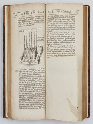 A Journey into Greece, by George Wheler Esq; In Company of Dr Spon of Lyons. In Six Books. Containing I. A Voyage from Venice to Constantinople. II. An Account of Constantinople and the Adjacent Places. III. A Voyage through the Lesser Asia. IV. A Voyage from Zant through several Parts of Greece to Athens. V. An Account of Athens. VI. Several Journeys from Athens, into Attica, Corinth, Boeotia, &c. With variety of Sculptures. BOUND WITH The history of the city and state of Geneva, From its First Foundation to this present Time. Faithfully Collected from several Manuscripts of Jacobus Gothofredus, Monsieur Chorier, and Others. By Isaac Spon, doctor of physick, and one of the fellows of the colledge of Lyons. . .
