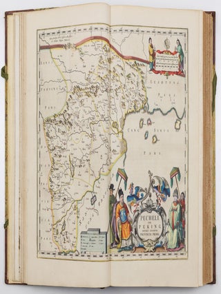 Novus atlas sinensis dat is Afbeeldingen en Beschryving&ecirc; van alle de Landschappen van het groote Ryck Sina in Latijn beschreven door P.M. Martinium S.I. en uytgegeven By Ioan Blaeu. (Seeste Deel van de nieuwe Atlas oft Toonneel des Aerdrijcx, Uytgegeven door Joan Blaeu.)