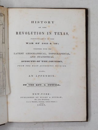 History of the Revolution in Texas, particularly of the War of 1835 ...