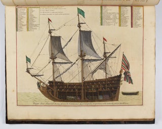 Le Neptune François, ou atlas nouveau des cartes marines. Levées et gravées par ordre exprés dur Roy. Pour l'usage de ses armées de Mer. Dans lequeul on voit la description exacte de toutes les Côtes de la Mer Oceane, & de la Mer Baltique depuis la Norwege jusques au Detroit de Gibraltar. Où sont exactement marquées les routes qu'il faut tenir, les Bancs de sables, Rochers & Brasses d'eau; & generalement tout ce qui concerne la Navigation. Le tout fait sur les observations & l'experience des plus habiles Ingenieurs & Pilotes. Reveu & mis en ordre par les Sieurs Pene, Cassini & autres BOUND WITH Cartes Marines a l'usage des armées du roy de la Grande Bretagne. Faites sur les Memoires les plus nouveaux, des plus experts Ingenieurs & Pilotes, & enrichies des profils des plus fameux Ports de Mer & villes Maritimes de l'Europe. . .