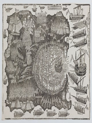 Item #JLR0419 La cita di Rodi christianisima col asedio del gran turco, 1522. Giovanni Andrea...