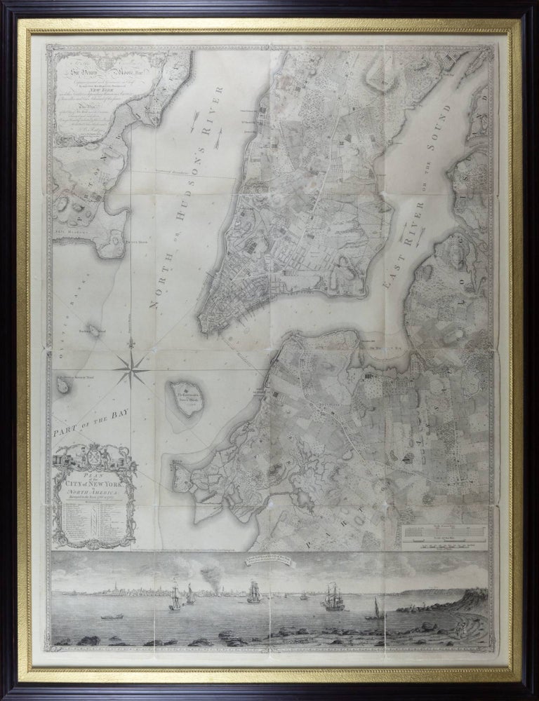Item #JLR0426 Plan of the City of New York in North America: Surveyed in the Years 1766 & 1767. Bernard Ratzer, engr. Thomas Kitchin.